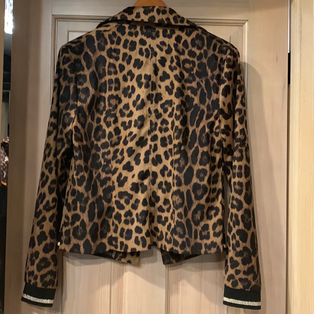 Frank Lyman Leopard Jacket / Size 10 - Picture 6 of 6
